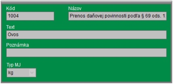 Nastavenie prenosu daňovej povinnosti pre odoslané faktúry